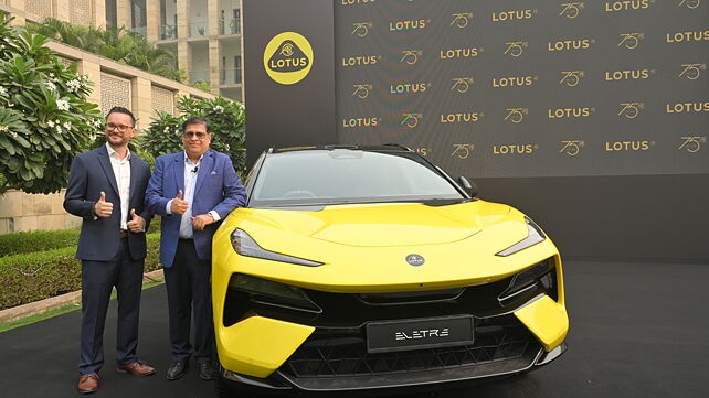 Lotus Eletre launched in India at a starting price of Rs. 2.55 crore