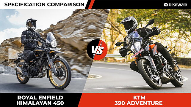 Royal Enfield Himalayan 450 vs KTM 390 Adventure: Specification Comparison