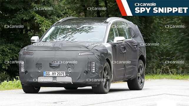 Hyundai’s full-size electric SUV Ioniq 7 spied on test  