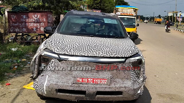 Mahindra XUV.e8 electric SUV spied; key details revealed