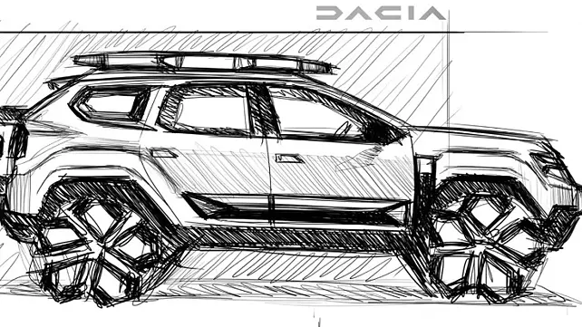 New Renault Duster design sketch revealed New Renault Duster design sketch revealed