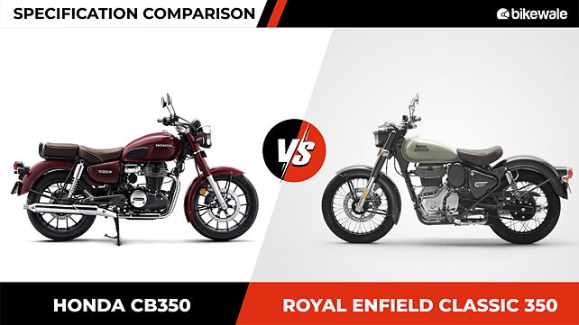Honda CB350 vs Royal Enfield Classic 350: Specification Comparison