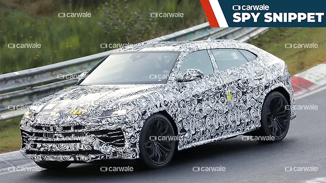 Lamborghini Urus PHEV goes testing at the Nurbugring