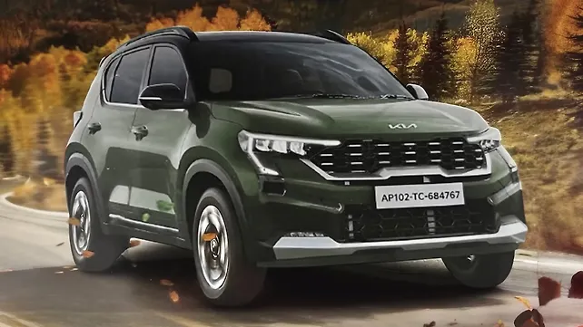 Kia Sonet facelift to get Seltos’s Pewter Olive exterior colour option Kia Sonet facelift to get Seltos’s Pewter Olive exterior colour option