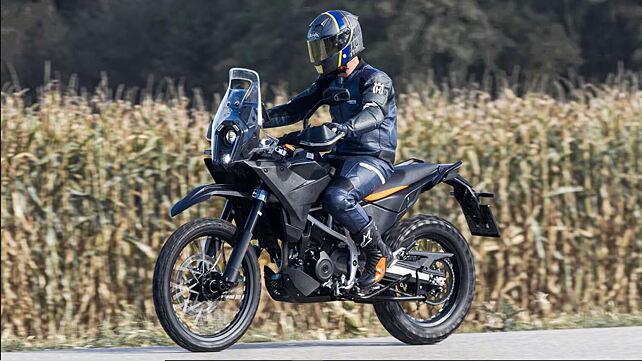 Next-gen KTM 390 Adventure spied testing in production form