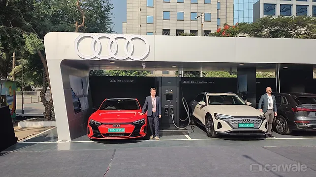 Audi inaugurates fast charging hub in Mumbai; free charging for E-Tron owners till March 2024 Audi inaugurates fast charging hub in Mumbai; free charging for E-Tron owners till March 2024