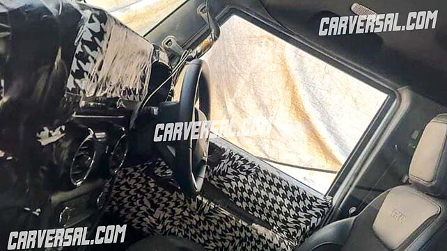 Mahindra Thar five-door interior spied again; reveals more details