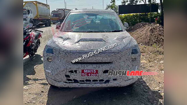 Mahindra XUV300 facelift interior spied again; new details out