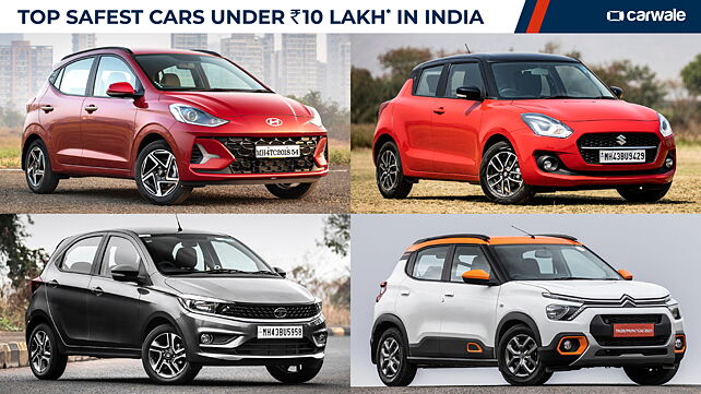 Top 5 safest cars under Rs. 10 lakh in India 