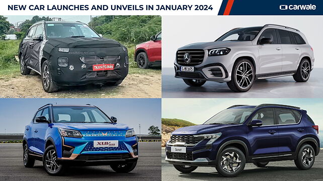 New car launches in India in January 2024