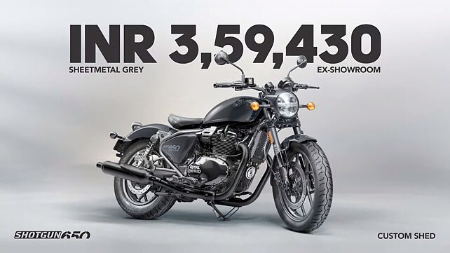 Royal Enfield Shotgun 650 launched in India at Rs. 3.59 lakh