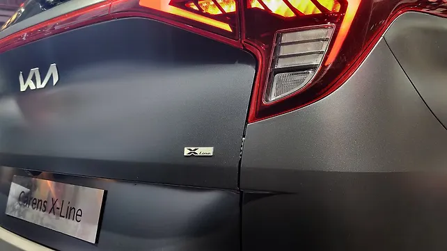 Kia Carens X-Line exhibited at Bharat Mobility Expo 2024 - CarWale