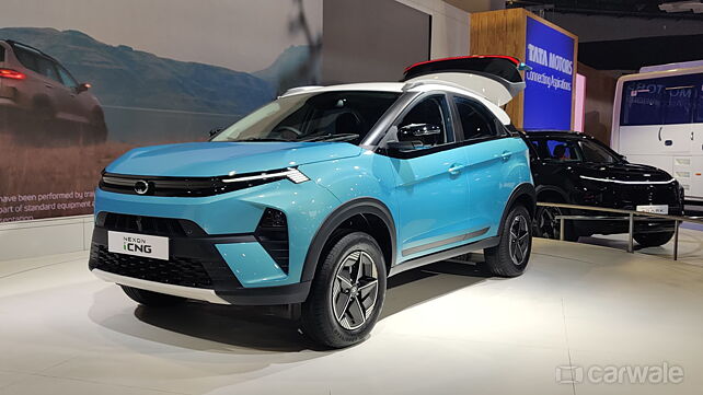 Tata Nexon: భారత్ మొబిలిటీ ఎక్స్‌పో 2024లో కనిపించిన టాటా నెక్సాన్ ఐసిఎన్‍జి వెర్షన్