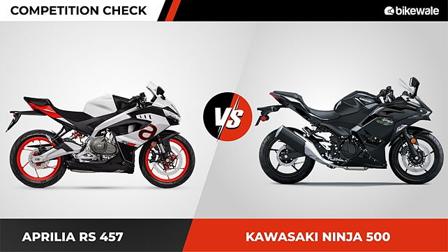 Aprilia RS 457 vs Kawasaki Ninja 500 - Competition Check