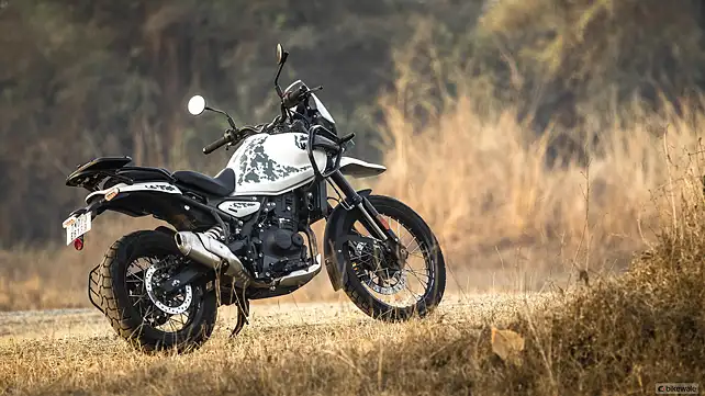 Royal Enfield Himalayan 450 Right Rear Three Quarter Royal Enfield Himalayan 450 Right Rear Three Quarter
