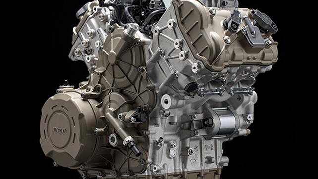 Ducati Streetfighter V4 Engine From Left