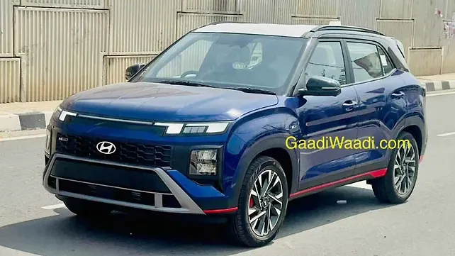 Hyundai Creta N Line real-world images leaked ahead of launch Hyundai Creta N Line real-world images leaked ahead of launch