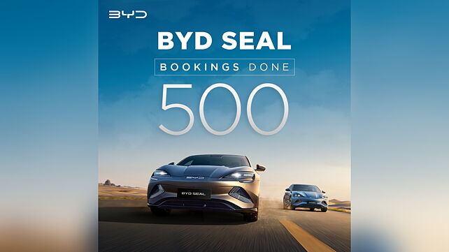 BYD Seal crosses 500 units booking milestone