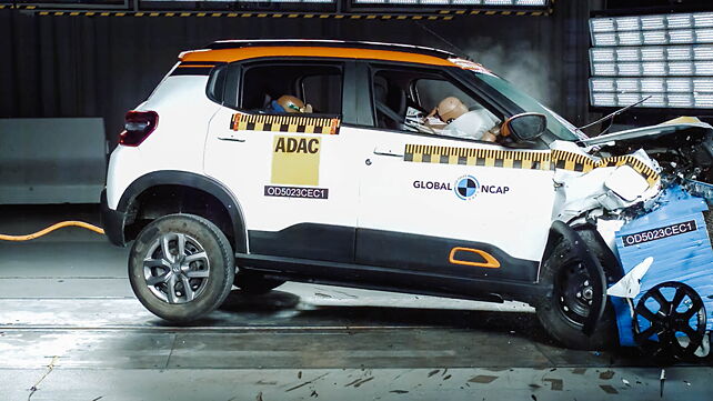 Citroen eC3 scores zero stars in Global NCAP crash test
