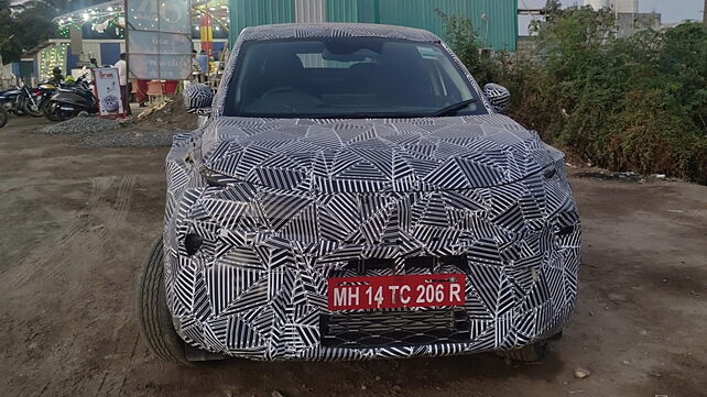 Tata Curvv continues testing; interior leaked