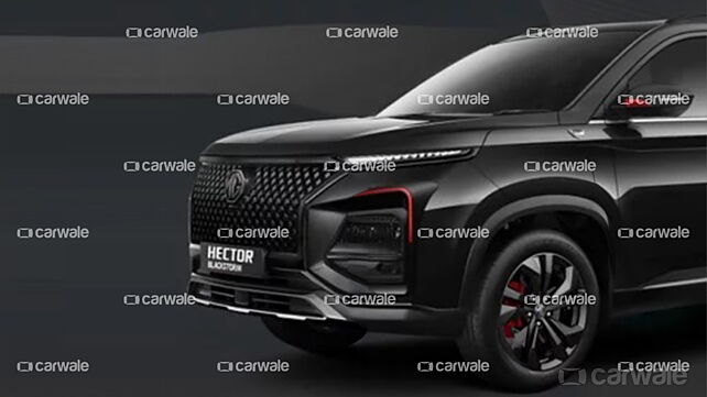 EXCLUSIVE! MG Hector Blackstorm Edition leaked ahead of launch