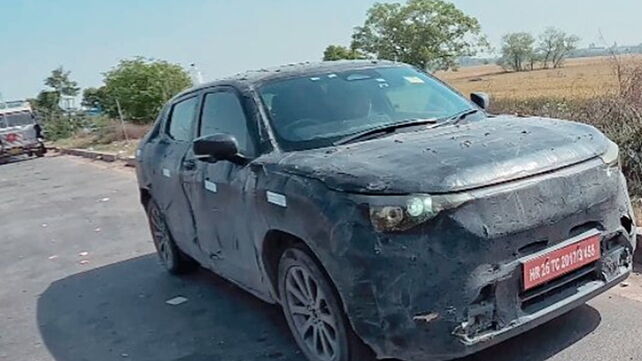 Maruti eVX spotted again; new features leaked