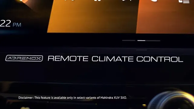 Mahindra XUV 3XO to get remote climate control feature Mahindra XUV 3XO to get remote climate control feature
