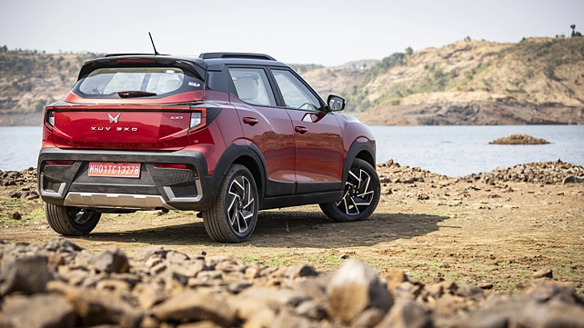 Mahindra XUV 3XO Right Rear Three Quarter Mahindra XUV 3XO Right Rear Three Quarter