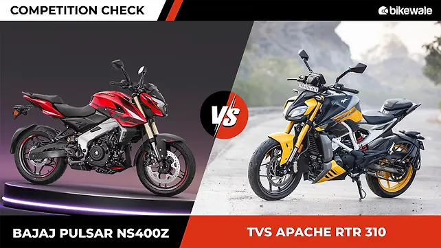  Bajaj Pulsar NS400Z vs TVS Apache RTR 310 – Competition Check