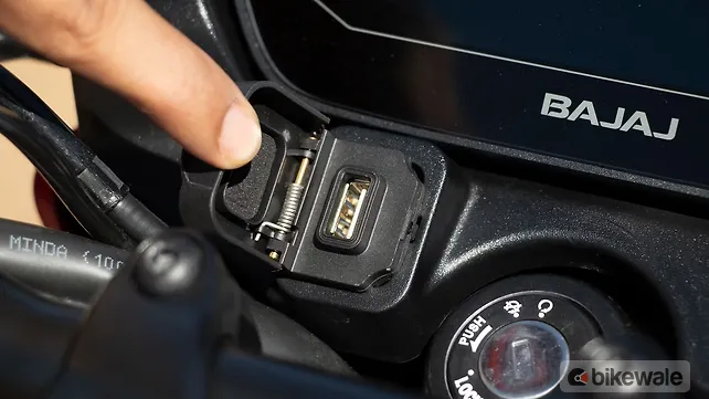 Bajaj Pulsar NS400Z USB Charging Port