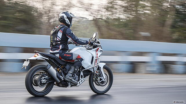 Ducati DesertX Right Rear Three Quarter