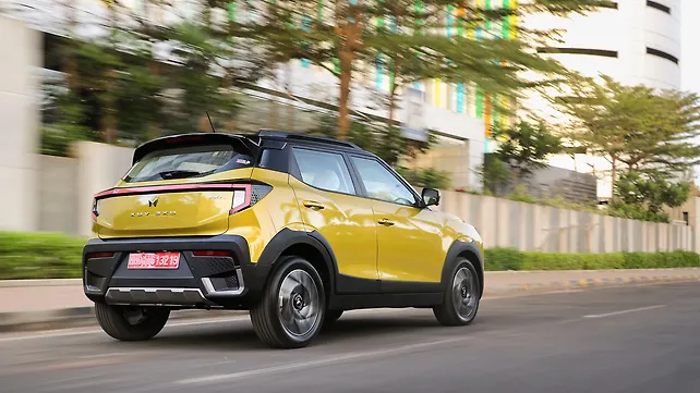 Mahindra XUV 3XO Right Rear Three Quarter Mahindra XUV 3XO Right Rear Three Quarter