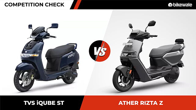 TVS iQube ST vs Ather Rizta Z – Competition Check