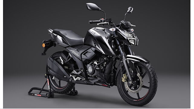 TVS Apache RTR 160 4V Black Edition launched at Rs. 1.25 lakh