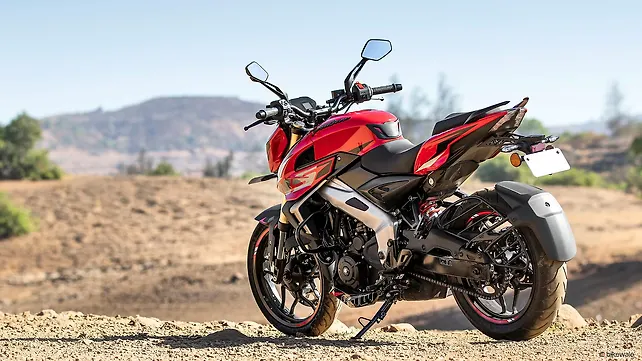 Bajaj Pulsar NS400Z Left Rear Three Quarter Bajaj Pulsar NS400Z Left Rear Three Quarter