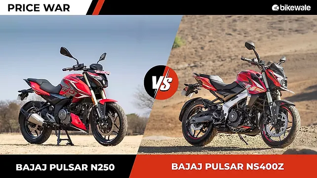 Buy a Bajaj Pulsar NS400Z by paying Rs 1,000 over the Pulsar N250 Buy a Bajaj Pulsar NS400Z by paying Rs 1,000 over the Pulsar N250