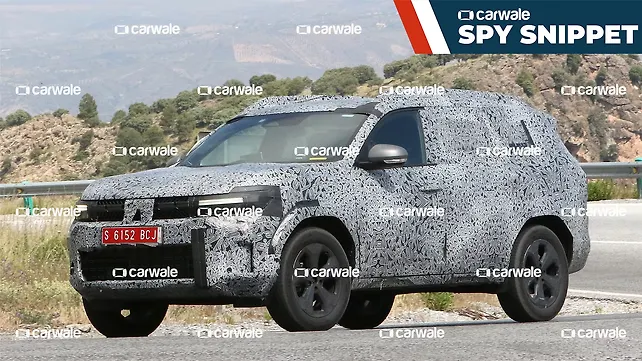 India-bound three-row Renault Duster spied on test India-bound three-row Renault Duster spied on test