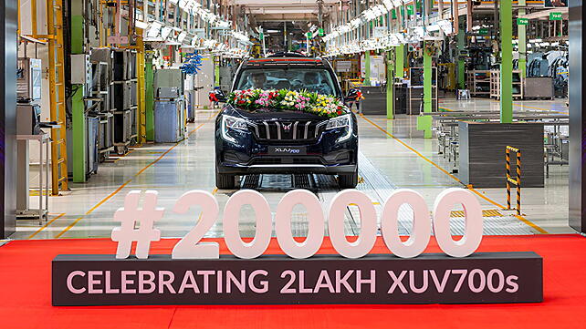 Mahindra XUV700 crosses 2 lakh units production milestone
