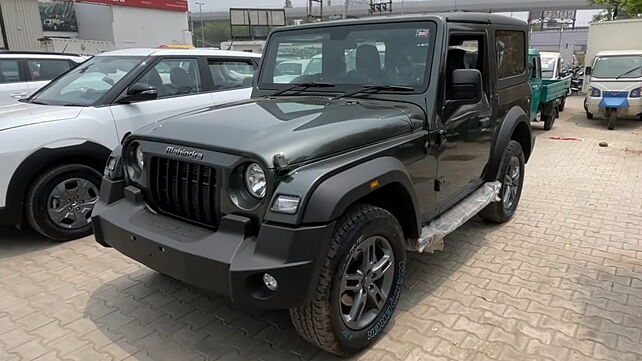 Mahindra Thar Deep Forest colour arrives at local dealerships