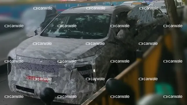 Mahindra XUV.e8 spied on test; boasts LED lights, ADAS, and more