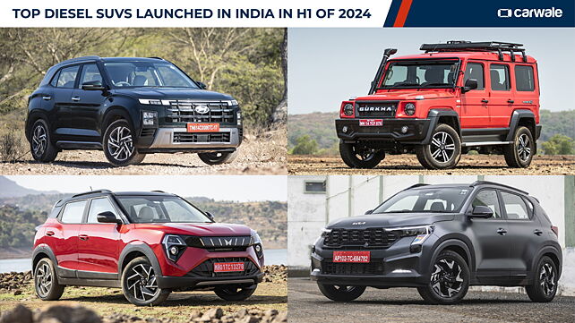Top diesel SUVs launched in India in H1 of 2024 