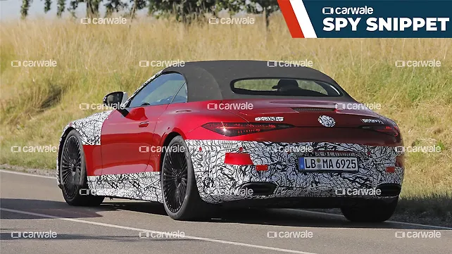 India-bound Mercedes Maybach SL spied on test - CarWale