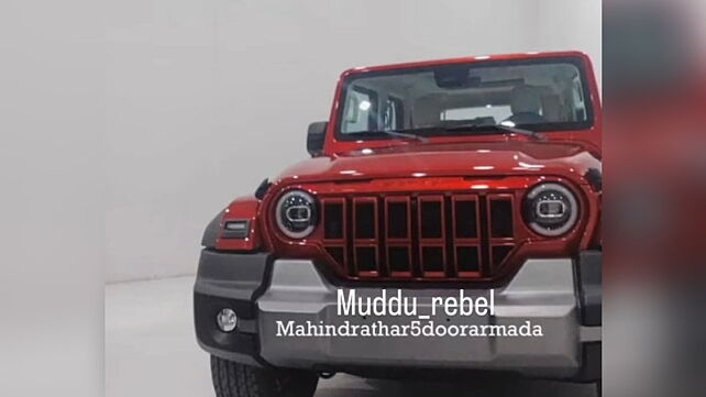 Mahindra five-door Thar leaked; debut on 15 August