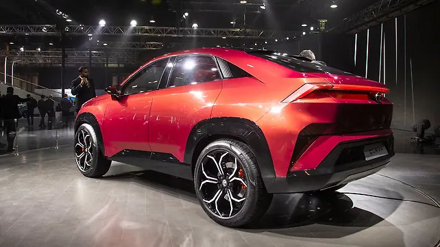 Tata Curvv Left Rear Three Quarter