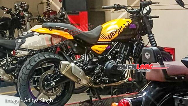 Royal Enfield Guerrilla 450 spotted before launch