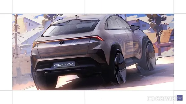 Curvv Design Production-spec Tata Curvv design detailed in new teaser - CarWale