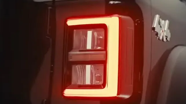 Thar Rim Light Mahindra Thar five-door debuts as Thar Roxx; to be launched on 15 ...