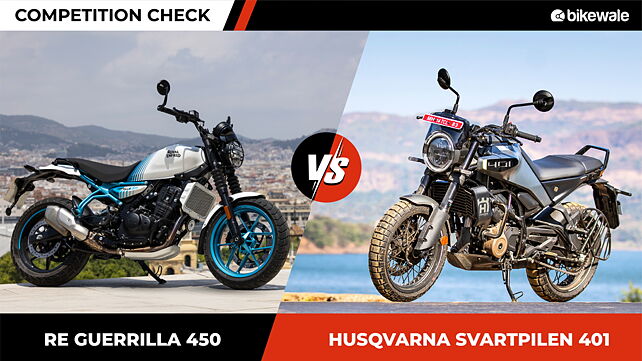 Royal Enfield Guerrilla 450 vs Husqvarna Svartpilen 401 – Competition check