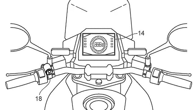 Suzuki is developing a rear view camera for motorcycles