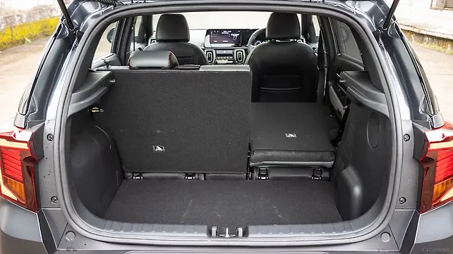 Kia Sonet Bootspace Rear Seat Folded